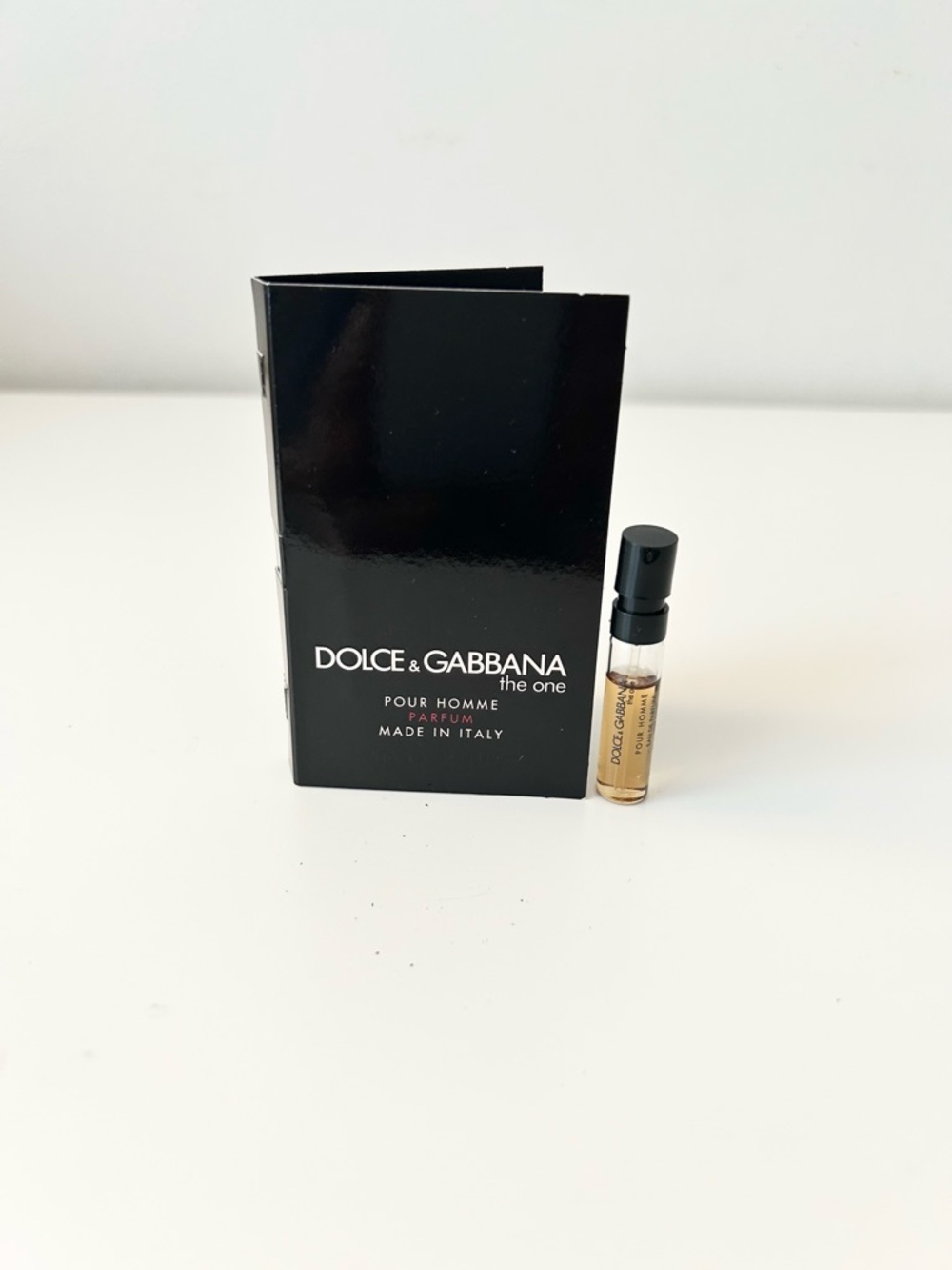 🌸DOLCE & GABBANA The One Pour Homme Parfum Vial Spray Sample 1.5 mL